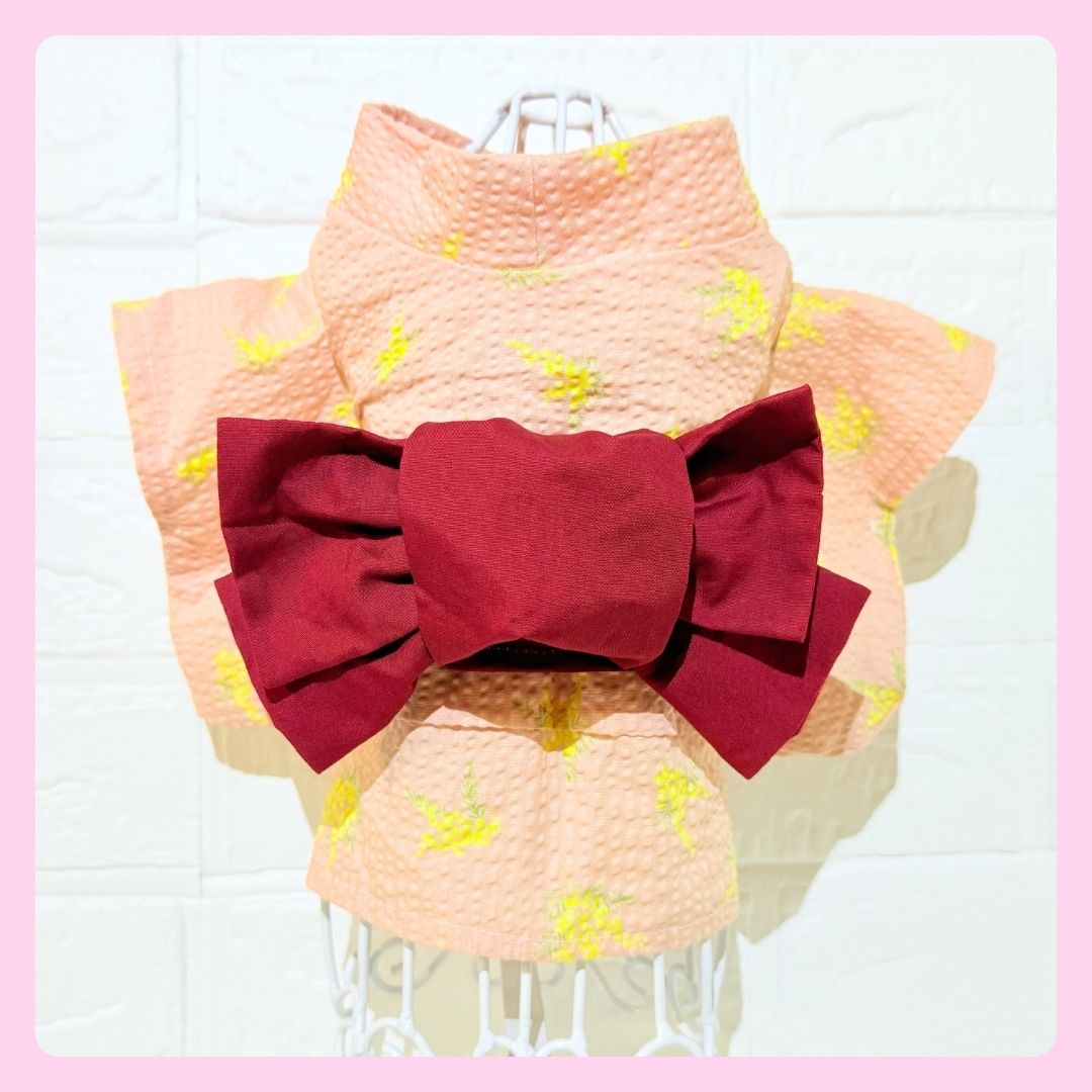 浴衣(ミモザ×赤) - 画像 (2)