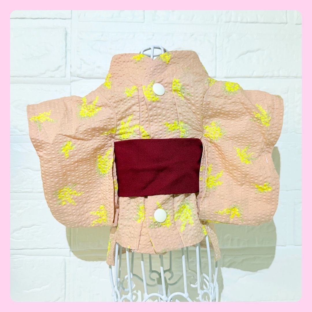 浴衣(ミモザ×赤) - 画像 (3)