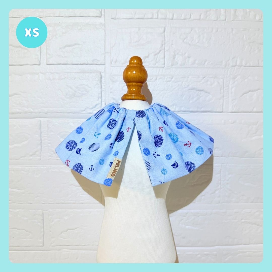 紐なしフリルケープ(マリン柄) - 画像 (7)