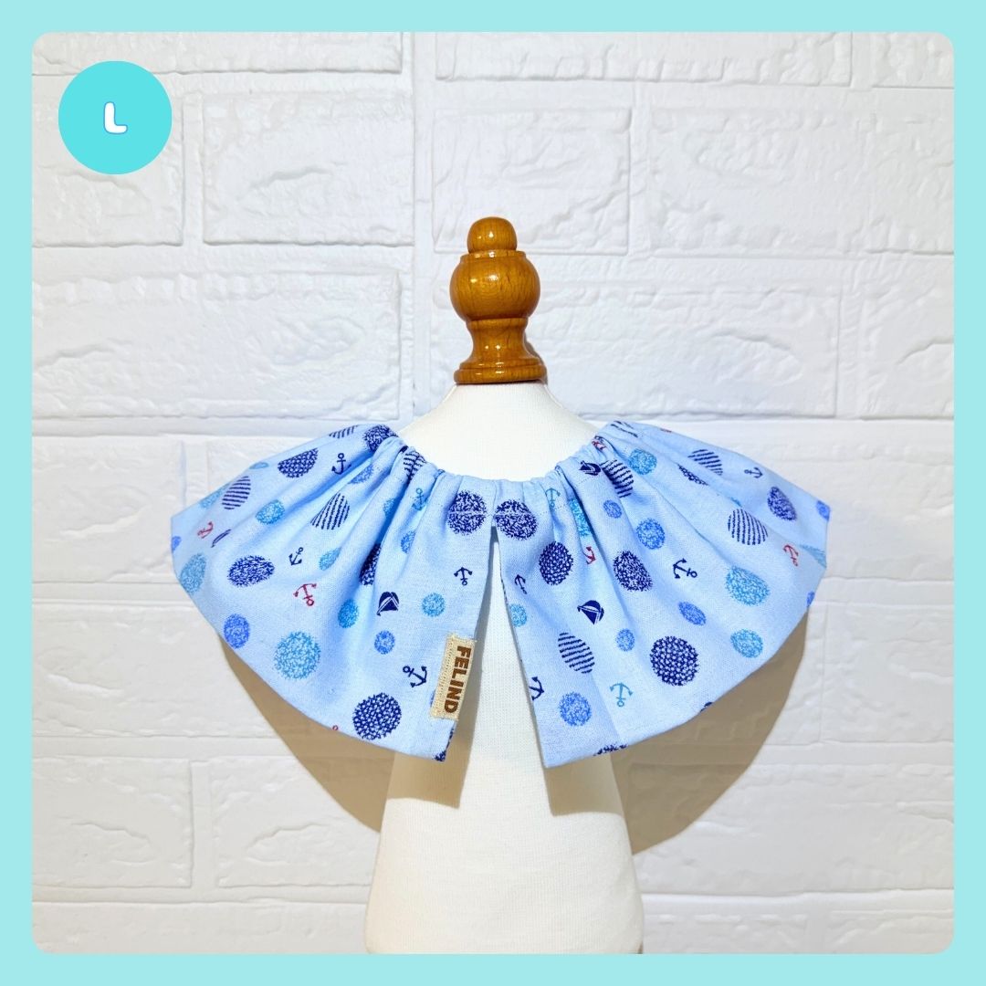 紐なしフリルケープ(マリン柄) - 画像 (8)