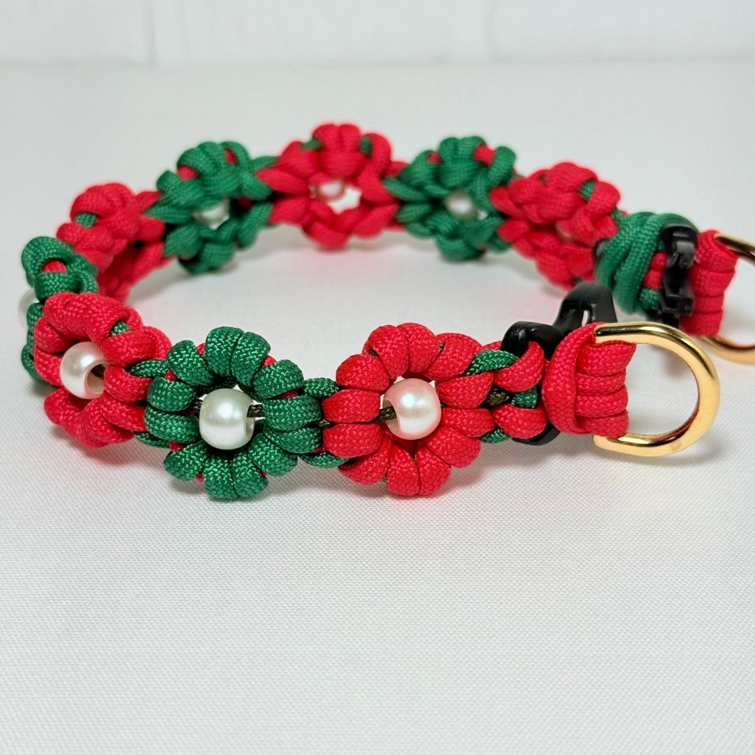 クリスマスカラー首輪B