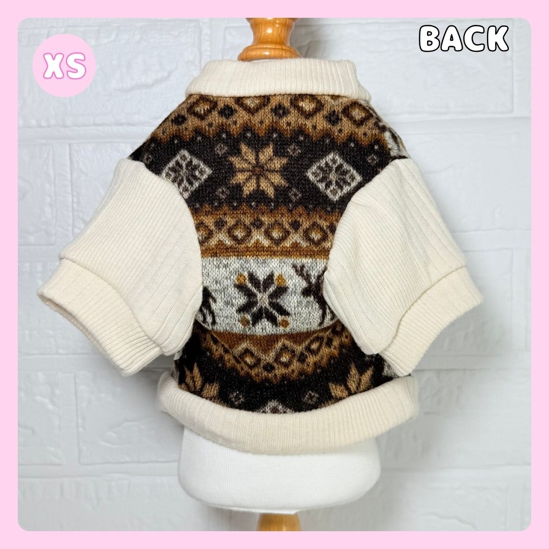 重ね着風フリース(トナカイ柄) - 画像 (3)